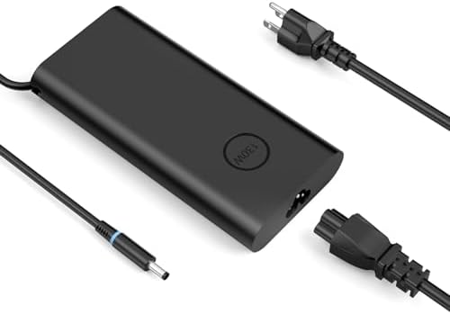 High-Performance 130 W AC Adapter for Dell Inspiron 16 5620 & 7610 Business Laptops – Fast Charging Power Supply Compatible with Inspiron 15 7501/7510/7590/7591 & XPS 15/17 Models – Superior Efficiency and Safety Features for Optimal Device Performance