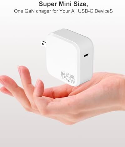 Rapid Charge 65 W Ga N Fast Charger for Samsung Galaxy Book Pro & Notebook Series – Lightweight USB-C Power Adapter with Enhanced Efficiency for Home, Office, and Travel – Ideal for NP950 QDB, NP930 QDB, NP935 QDC Models