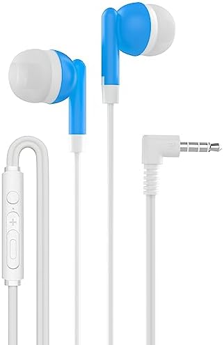 Maeline 30-Pack Noise-Isolating Earbuds with Built-In Microphone and Volume Control – Superior Stereo Bass In-Ear Headphones for i Phone, Android, PC & Laptop – Tangle-Free Design for Effortless Listening and Enhanced Compatibility
