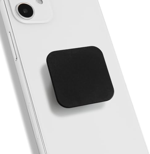 Sleek Matt Black Collapsible Phone Grip & Stand – Ergonomic Magnetic Holder for Secure Device Control & Hands-Free Viewing – Stylish All-Black Design for Enhanced Compatibility & Portability