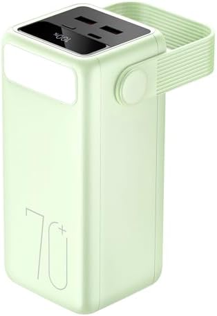 Ultra High-Capacity 70000 m Ah Power Bank – 22.5 W Fast Charging Portable Charger with LED Display & Built-In Flashlight – Ideal for Camping, Travel, and Emergency Use – Multiple Outputs for i Phone, Samsung, i Pad, and More – Stay Connected Anywhere with Long-Lasting Power Solution – Lightweight Design with Convenient Carry Strap and Real-Time Power Monitor – Comprehensive Safety Features Including Overcharge and Short Circuit Protection – Perfect for Outdoor Adventures and Unexpected Power Outages – Includes USB-C Charging Cable and 2-Year Customer Support for Peace of Mind