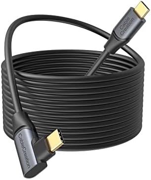High-Speed 16 FT USB to USB C 3.1 Link Cable for Meta Quest Pro/Quest3/Quest2/Pico4 – Ultimate VR Headset Accessory for Uninterrupted Gaming and Seamless Data Transfer Up to 5 Gbps, Perfect for Tech Enthusiasts and Gamers Seeking Enhanced Mobility and Performance