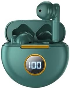 Advanced Bluetooth 5.1 Waterproof Earbuds with Built-in Microphone – IPX7 Rated In-Ear Headphones for Active Lifestyles, Enhanced Sound Quality, and Seamless Connectivity – USB-C Charging Case with LCD Display – Ideal for Android & i OS Users (Blue) – Experience Unmatched Comfort and Durability