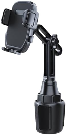 Universal Car Cup Phone Mount with Adjustable Arm – Secure Smartphone Holder for i Phone 16/15/14/13/12 Pro Max, Samsung, Google & 4.0-7.0” Devices – Enhanced Stability & 360-Degree Rotation for Optimal Viewing Angles