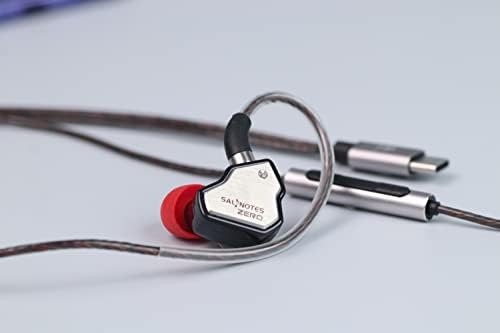Discover Unmatched Audio Quality with Linsoul 7 Hz Salnotes Zero Hi-Fi In-Ear Earbuds – 10 mm Dynamic Driver for Rich Sound, Durable Stainless Steel Design, Detachable OFC Cable, Type C Connectivity with Mic – Perfect for Audiophiles and On-the-Go Music Lovers