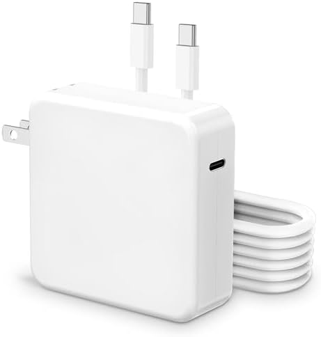 Elevate Your Charging Experience with the 100 W USB-C Fast Charger for Mac Book Pro – Versatile Power Solution for Mac Book Air, i Pad Pro, and All USB-C Devices – Ultra-Lightweight, ETL-Certified Adapter with Advanced Safety Features – Ideal for Home and Office Use, Backed by a Hassle-Free 90-Day Satisfaction Guarantee