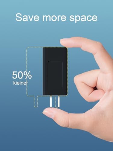 65 W 3-Port USB-C Fast Charger – Versatile Power Adapter for Mac Book, i Phone 16/15/14, Galaxy & More – Compact Design with Included Cable for Effortless Home or Travel Use – Optimal Device Compatibility & Safety Features