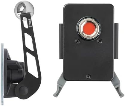 Transform Your Driving Experience with the Nite Ize Steelie Windshield Mount – Superior Magnetic Phone Holder for Effortless Access to GPS and Calls – Premium Compatibility with Mag Safe and Most Smartphones – Quick Squeeze Design for Instant Attachment – 360-Degree Rotation for Optimal Viewing – Durable and Easy to Install Car Accessory for Enhanced Safety and Convenience