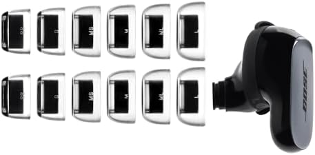 Upgrade Your Bose Earbuds with Premium AZLA Sedna Earfit Crystal Replacement Tips – Achieve Superior Noise Isolation and Unmatched Comfort for Quiet Comfort Ultra & QC Earbuds II – 6 Pairs of High-Performance Silicone Ear Tips for Enhanced Audio Clarity and Durability