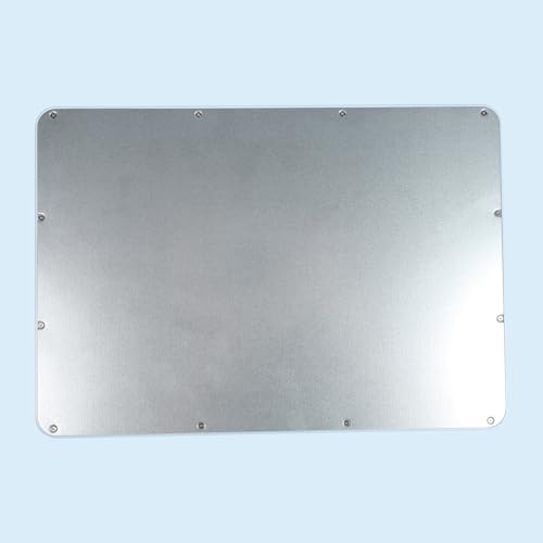 Ultra-Slim 10-Inch Wireless Bluetooth Keyboard with Touchpad – Rechargeable & Portable Universal Keyboard for i OS, Android & Windows Devices – Effortless Typing on the Go in Sleek White Finish