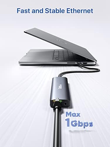 Transform Your Workspace with the dockteck 7-in-1 USB C Hub: Ultimate 4 K HDMI Adapter, Fast Ethernet, and 100 W Power Delivery for Mac Book, i Pad Pro, and XPS – High-Speed Connectivity and Dual SD/TF Card Slots for Enhanced Productivity and Seamless Data Transfer