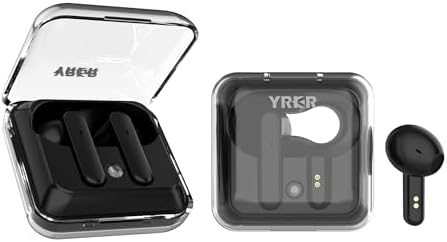 Transform Your Audio Journey with YK12 Wireless Earbuds – Cutting-Edge Bluetooth 5.3 for Seamless Connectivity, Advanced Noise Cancelling for Uninterrupted Listening, Stylish Black Aesthetic, Ergonomic Comfort Ideal for Both Android & i Phone, Featuring a Portable Charging Case for Extended Enjoyment and Enhanced Durability