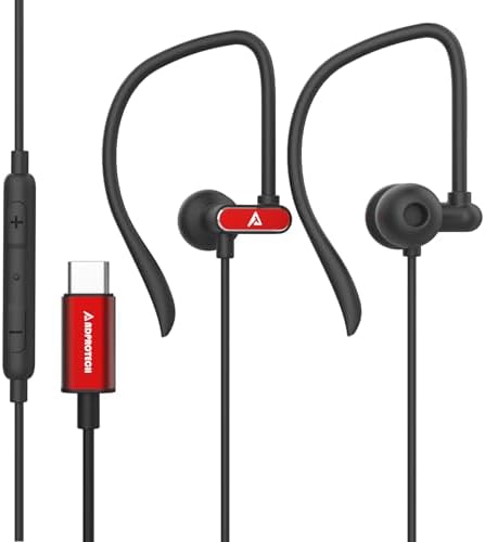 USB C Wired Earbuds with HD Microphone – Premium Noise-Isolating In-Ear Headphones for i Phone 16/15 Pro Max & Samsung Galaxy Devices – Exceptional Sound Quality & Integrated Volume Control – Lightweight, Portable Design for Music & Calls – Enhanced Compatibility with Galaxy Z Flip 5, Pixel 8, and More