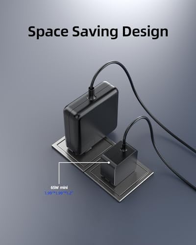 Asus Vivobook & Zenbook Compatible USB-C Charger – 65 W UL Certified Power Adapter for Enhanced Speed & Safety, Fits Multiple Models Including Vivobook 15, 17, Chromebook, Expert Book B5 – 24/7 Support & 30-Day Exchange Guarantee