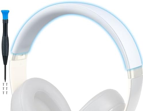 Transform Your Beats Studio 2 & 3 with SOPROM Premium Rubber Headband Cover – Stylish White Replacement Accessory for Enhanced Comfort and Durability in Wired & Wireless Models – Effortless Installation for a Revitalized Audio Experience