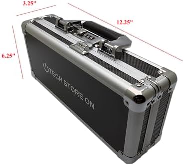 Ultimate Aluminum USB Thumb Drive Organizer Case – Shockproof & Antistatic Storage Solution for 48 Drives with Swivel Handle – Perfect for Portable Data Management and Travel Efficiency