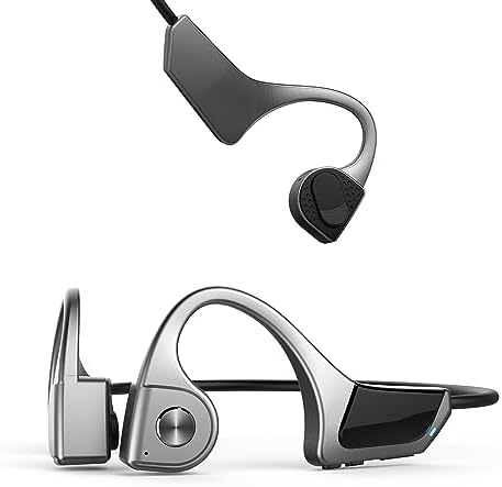 Revolutionary Waterproof Bone Conduction Headphones – Wireless Bluetooth Earbuds for Active Lifestyles | IPX7 Rated Ergonomic Sports Earphones with Open Ear Design | Experience Safety and Sound Freedom While Running, Cycling, and Hiking