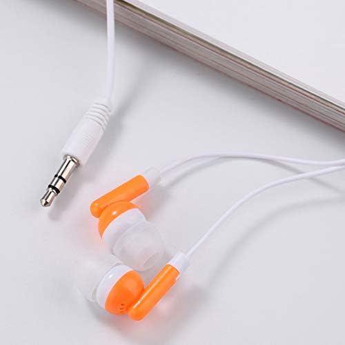 Colorful Kids Bulk Earbud Headphones – 50 Pack Individually Bagged Disposable Earphones for Schools, Libraries & Group Activities – Lightweight, Durable & Compatible with Most Devices for Ultimate Listening Experience