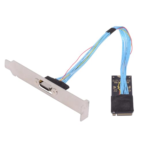 Unlock Blazing Fast Data Transfers with cablecc PCI-E 3.0 M.2 M-Key to Oculink SFF-8612/SFF-8611 Host Adapter – Perfect for Gamers & Creators Seeking Ultimate NVMe SSD Performance. Experience unparalleled speed and compatibility with this high-performance adapter engineered for M.2 NVMe SSDs in the 2260 form factor. The cutting-edge Oculink SFF-8612 and SFF-8611 connections ensure robust data transmission for seamless gaming and content creation. Enjoy hassle-free installation and a durable design that stands up to daily demands, making this essential upgrade a must-have for any advanced computing setup. Whether you’re enhancing your workflow or building the ultimate gaming rig, this PCI-E 3.0 adapter guarantees enhanced performance and reliability. Elevate your data storage capabilities today and discover the difference this premium internal SSD accessory can make in your system’s efficiency and speed. Don’t compromise on quality—transform your digital experience with the cablecc Oculink Host Adapter now!