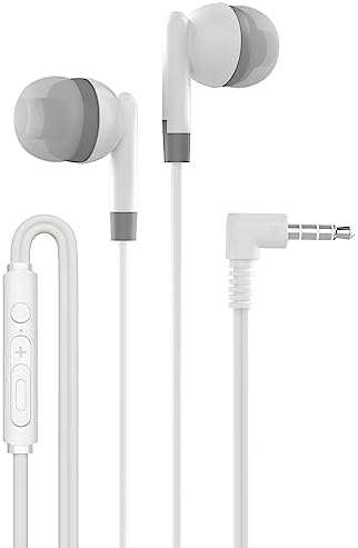 Maeline 30-Pack Noise-Isolating Earbuds with Built-In Microphone and Volume Control – Superior Stereo Bass In-Ear Headphones for i Phone, Android, PC & Laptop – Tangle-Free Design for Effortless Listening and Enhanced Compatibility