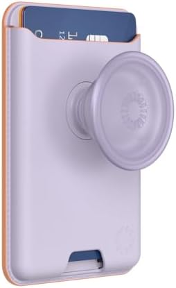 Chic Lavender Pop Sockets Phone Wallet with Expanding Grip & Mag Safe Compatibility – Stylish Card Holder for Effortless Wireless Charging & Enhanced Smartphone Functionality – Perfect Accessory for Active Lifestyle Users