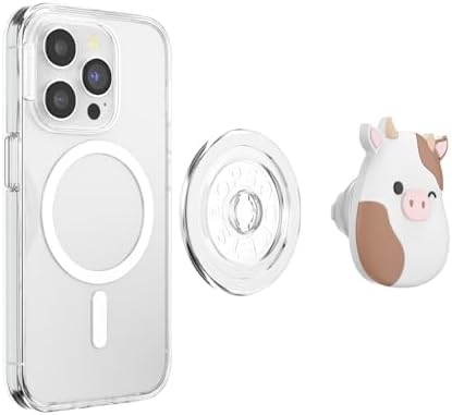 Squishmallow-Inspired Mag Safe Phone Grip & Kickstand – Secure Magnetic Attachment for Effortless Hands-Free Use and Wireless Charging – Stylish Pop Socket Accessory to Elevate Your Mobile Experience with Fun Design and Ultimate Convenience