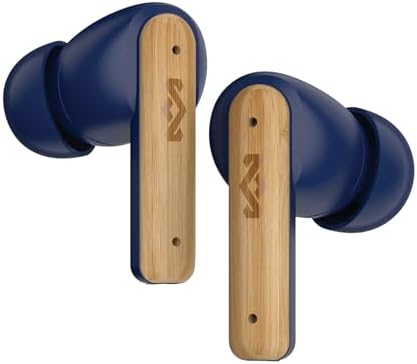 House of Marley Little Bird Eco-Conscious True Wireless Earbuds – Exceptional Audio Quality with Touch Controls, Integrated Mic, 24-Hour Battery Life, and USB-C Fast Charging – Ideal for Gamers and Music Enthusiasts (Red) – Experience Sustainable Sound Innovation for Everyday Use