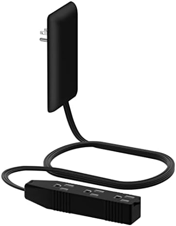 LIDER Ultra-Thin Flat-Face Outlet Extender with 3 Receptacles – Space-Saving Power Strip with 3 ft Cord, ETL-Listed for Safety, Sleek White Design for Modern Interiors – Perfect Solution for Enhanced Device Charging and Versatile Placement