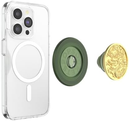 Mag Safe Pop Grip by Pop Sockets – Innovative Magnetic Phone Stand with Customizable Swappable Design for i Phone Cases, Secure Grip for Enhanced Control, Versatile Hands-Free Kickstand for Effortless Viewing, Wireless Charging Compatibility – Scales Theme for Ultimate Personalization and Style
