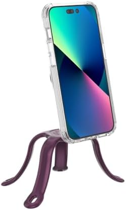 Universal Hot Pink Flexible Phone Mount & Stand – Versatile Tripod for All Devices – Ultimate Content Creation Companion with Bendable Silicone Arms – Perfect for Video Calls, Cooking, Gym Workouts & Adventures – Effortlessly Secure Your Phone or Tablet at Any Angle – Compatible with Pop Sockets Grips & Slides – Compact Design for Easy Transport and Storage