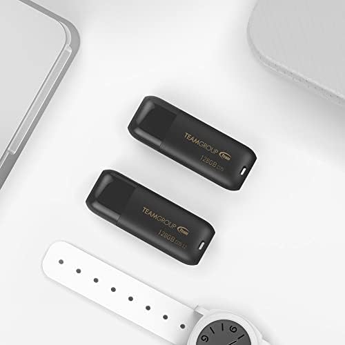 Maximize Your Data Storage with TEAMGROUP C175 128 GB USB Flash Drives – High-Speed Dual Pack for Effortless File Management and Compatibility Across All Devices, Stylish Matte Black Design for Professionals and Creatives, Reliable Performance Up to 100 MB/s, Perfect for Backups and On-the-Go Storage Solutions