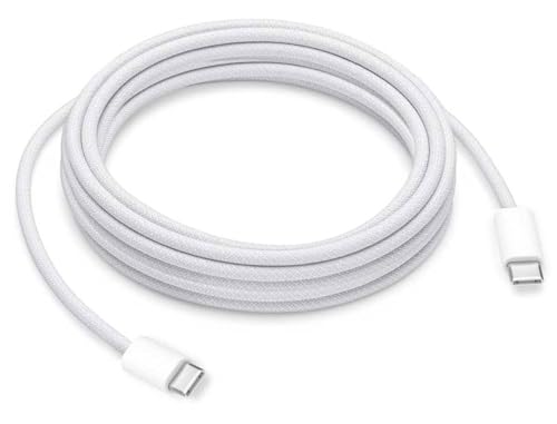 10FT iPhone 16E/15/16 Woven Cable for iPhone 16E(SE4), 15/16 Pro Max, 15/16 Plus Cable, USB C to USB C for AirPods 4, AirPods Pro (2nd Gen), TV Siri Remote, 4K Remote 3rd Gen, TV 4th Gen Charger Cable – Enhanced Compatibility and Speed