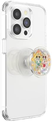 Disney Classic Mouse Pop Sockets Phone Grip with Versatile Kickstand – Ultimate Anti-Drop Phone Holder for One-Handed Use and Easy Style Switchability – Compatible with i Phone, Samsung, and Most Cases – Ideal for Wireless Charging and Everyday Convenience