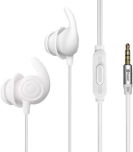 Hmusic USB-C Sleep Earbuds – Ultra-Comfortable Noise Isolation Earphones for Side Sleepers, Meditation, and Air Travel – Lightweight Silicone Design with Integrated Mic for Insomnia Relief and Ultimate Relaxation – Ideal for Enhanced Serenity and Peaceful Rest