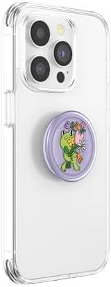 Eco-Friendly Pop Sockets Plant-Based Phone Grip & Kickstand – Translucent Cacti Design for Enhanced Durability and Compatibility – Sustainable, Recyclable, One-Handed Use – Perfect for i Phone, Samsung, and More – Supports Food Insecurity Initiatives