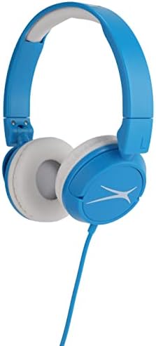 Altec Lansing Kids Over-Ear Headphones with Volume Limiting Technology – Safe and Cozy Audio Companion for Ages 6-9, Perfect for Online Learning and Device Compatibility in Vibrant Blue for Enhanced Focus and Fun