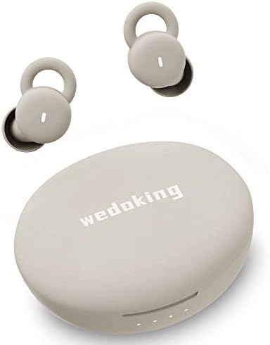 Ultra-Compact Bluetooth Sleep Earbuds for Side Sleepers – Discreet Noise-Blocking Wireless Headphones for Restful Nights and Active Days – Tiny Flat Design for Maximum Comfort and Enhanced Compatibility in Black