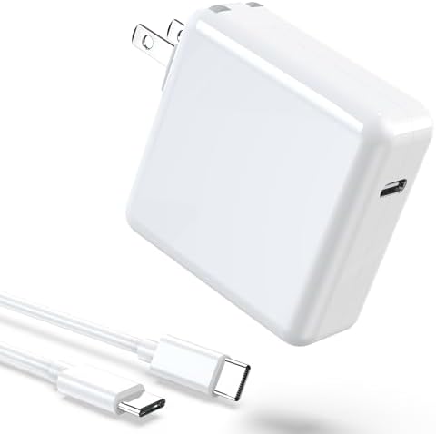 EDRF 118 W USB-C Fast Charger: Ultimate High-Speed Power Adapter for Mac Book Pro, Air & i Pad Pro – Includes 6.6 ft Type-C Cable for Enhanced Flexibility & Safety Features, Perfect for On-the-Go Charging Solutions