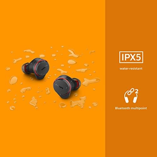 Philips Fidelio T1 True Wireless Earbuds – Audiophile-Grade Sound & Advanced Active Noise Cancelling Pro+ Technology, Bluetooth 5.2 for Seamless Connectivity, Ergonomic Design for All-Day Comfort, Long Battery Life with 25 Hours Playtime, Perfect for Music Lovers and Daily Use