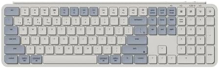 Keychron B6 Pro Ultra-Slim Wireless Keyboard – Triple-Mode Connectivity with Bluetooth 5.2, Lightweight Quiet Keys, Full Numeric Keypad for Enhanced Productivity on Mac & Windows – Sleek Space Gray Design for Modern Workspaces