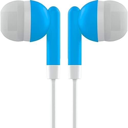 Maeline 100-Pack Bulk Earbuds with 3.5 mm Connector – Multi-Color Stereo Earphones for Schools, Events, and Promotions – Superior Sound Quality and Comfort for Everyday Use