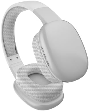 RCA Wave-56 Wireless Over-Ear Headphones – Elevate Your Listening Experience with Hi-Res Audio, Enhanced Bass, and 20-Hour Battery Life, Featuring Innovative Transparency Mode for Seamless Surround Awareness, Ultra-Lightweight and Travel-Ready Design in Elegant White Finish
