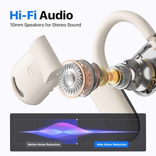 OWS 3-in-1 Advanced AI Translation Earbuds – Effortless Real-Time Communication in 144 Languages for Travelers, Business Professionals, and Language Learners, Ergonomically Designed for Comfort with Long Battery Life and Seamless Bluetooth Connectivity