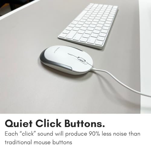 Ergonomic Macally Wired USB C Mouse – Precision Optical Sensor with Adjustable DPI (800/1200/1600/2400) for Seamless Mac & Windows Experience – Compact, Ambidextrous Design for Left and Right-Handed Users – Effortless Navigation with 3 Buttons & Scroll Wheel – Perfect Travel Companion for Enhanced Productivity