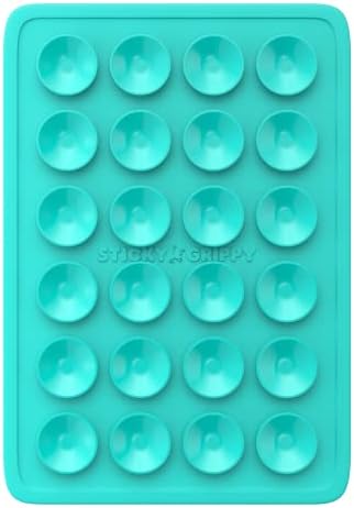 Premium Silicone Suction Phone Mount for i Phone & Android – Hands-Free Holder for Tik Tok, Selfies & Fidgeting – Versatile Shower Mirror & Smooth Surface Compatibility – Stylish Chocolate Finish for Enhanced Functionality and Aesthetic