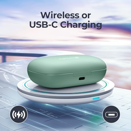 Ultimate Bluetooth 5.3 Wireless Earbuds with Cutting-Edge Active Noise Cancelling – 90 Hours of Playtime for All-Day Listening – IPX7 Waterproof for Ultimate Durability – Ergonomic Design for Secure Comfort – Ideal for Audiophiles and Active Lifestyles Seeking Premium Sound and Hands-Free Calling Solutions