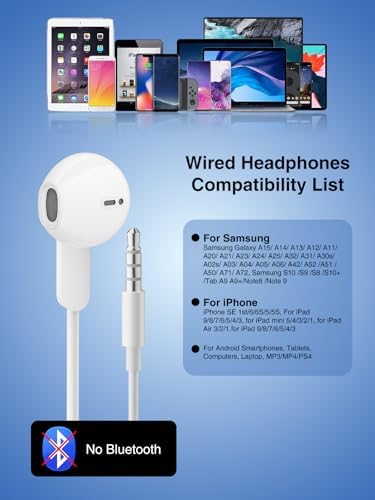 Elevate Your Audio Experience with LCdaymini USB C Earbuds – Premium Wired Headphones for i Phone 16, i Phone 15 Pro Max, Samsung Galaxy S25/S24/S23 Ultra & Google Pixel 9/8 – Immerse in High-Fidelity Sound, Enjoy Effortless Call Management with In-Line Microphone, Convenient Volume Control, and Ultra-Lightweight Design for All-Day Listening Comfort