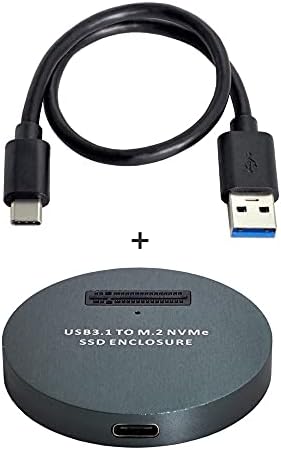 xiwai USB 3.1 USB-C to NVMe M-Key M.2 SSD External Converter Adapter – Vertical Design for Fast Data Transfers & Universal Compatibility – Ideal for Gamers and Creators