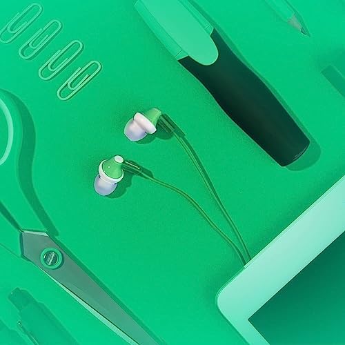 Panasonic Ergo Fit Wired Earbuds with Microphone – Superior Sound Quality with Ergonomic Comfort, Universal 3.5 mm Jack Earphones for Phones and Laptops in Stylish Metallic Purple – Custom-Fit Earpieces (S/M/L) for Optimal Audio Experience and Hands-Free Calls – RP-TCM125-VA