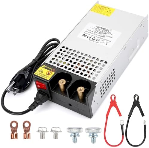 High-Efficiency 110 V AC to 12 V DC Power Supply Converter – 50 A 600 W Transformer Ideal for RVs, Pumps, LED Strips & LCD Monitors – Reliable Performance with Advanced Safety Features and Versatile Compatibility